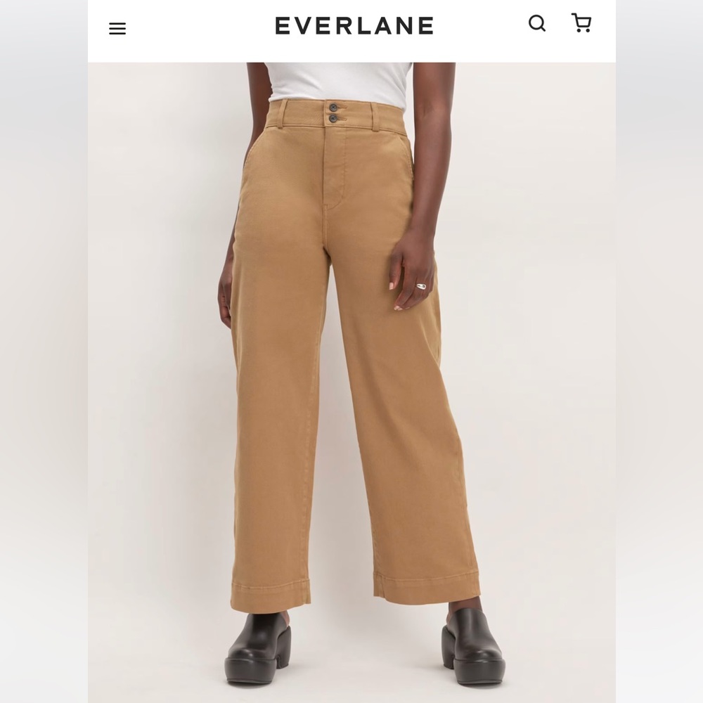 NWT Everlane Wide Leg Pant